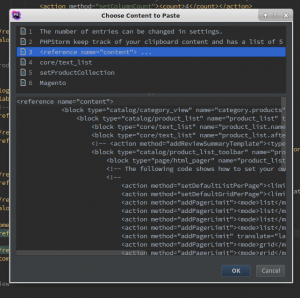 phpstorm diff two files