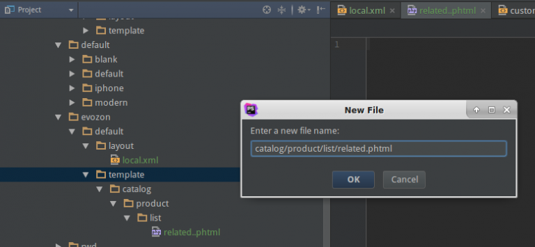 phpstorm compare two files