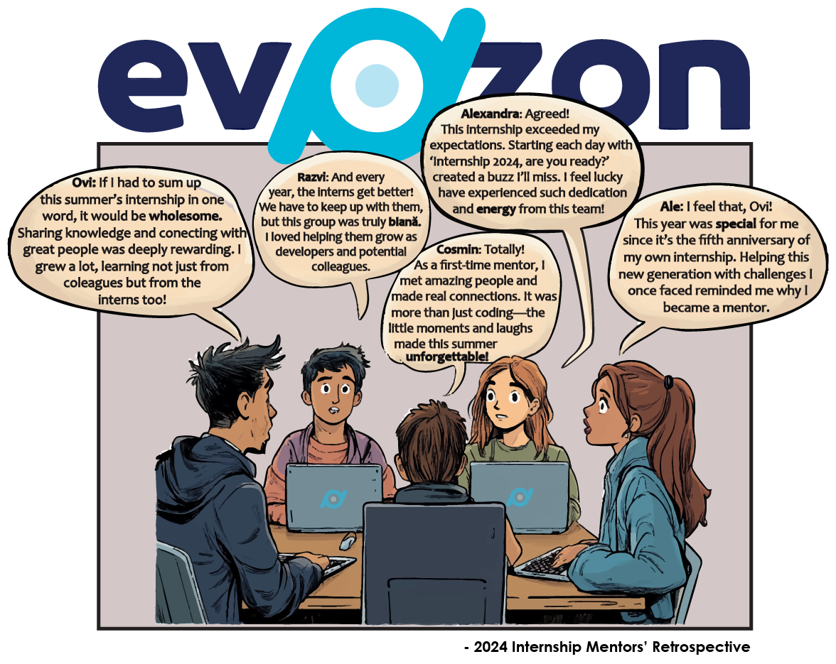 evozon internship retro